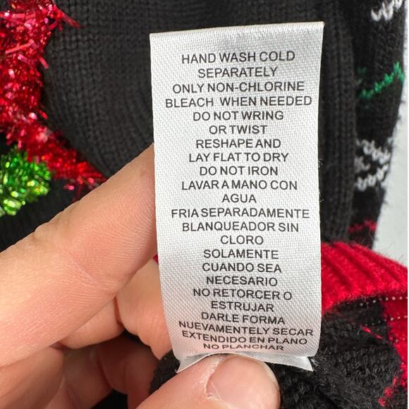 Style&Co "Not Another Ugly Sweater" Christmas Garland Sequin Sweater - Picture 9 of 10